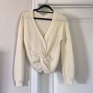 BP cream sweater